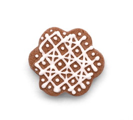 christmas gingerbread isolated on white background