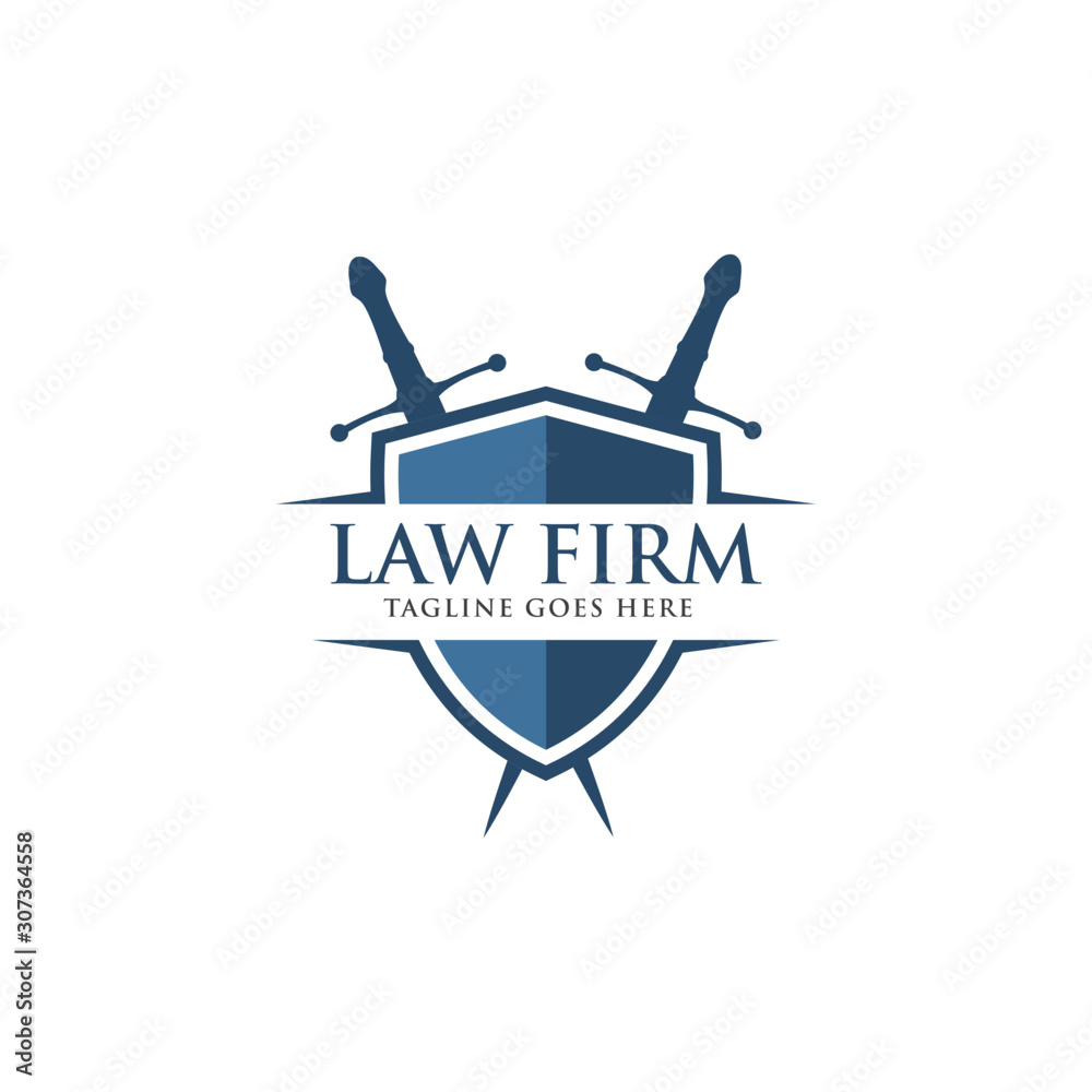 sword and shield logo vector design template Stock Vector | Adobe Stock