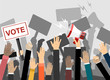 © mitay20 - Voting concept in flat style