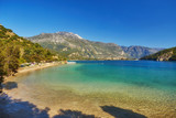 Fototapeta Do pokoju - Situated on Turkey of south-west coast, with its pristine white beaches and amazingly blue waters, is one of the finest beaches in the world