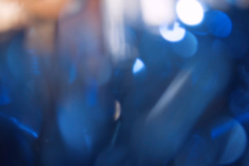 Abstract blue bokeh,blue bright background, blur