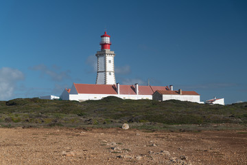 Wall Mural - Leuchtturm am Cabo Espichel bei Sesimbra in Portugal