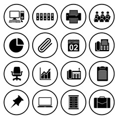 Poster - office equipment icon vector design symbol