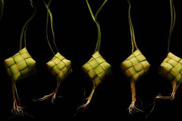 Wall Mural - Ketupat is pouch made from woven young palm leaves