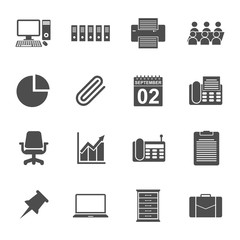 Wall Mural - office equipment icon vector design symbol
