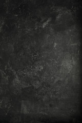 Wall Mural - dark moody black with grey concrete texture or background. with place for text and image