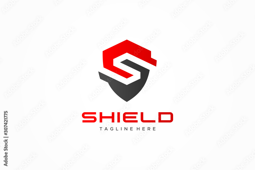 Shield Logo Vector Letter S Protection Security Logo Design Template ...