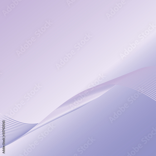 Wave lines with blend effect on fluid gradient, abstract background colorful ...