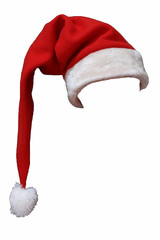 santa claus hat isolated on white background