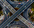 © Joseph Choi/Stocksy - Aerial view of cars driving on elevated highway