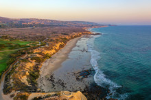 Sunset Overlooking Inspiration Point At Crystal Cove State Park In Newport Beach