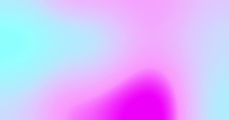 Poster - Abstract color gradient background, iridescent light pink and blue neon light flow. Modern trend simple fluid color gradient background