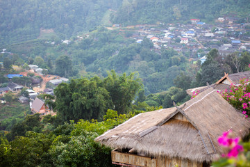 Chiang mai Thailand, Thai style resort on mountain