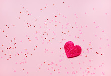 Pink Valentines Day Background.