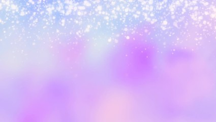 Wall Mural - abstract purple looped background with stars and snowflakes