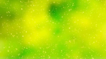 Wall Mural - abstract looped particles on green background