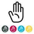 Raise Hand - Participation icon