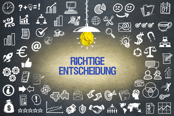 Sticker - Richtige Entscheidung