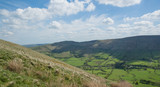 Fototapeta Na ścianę - View from the peak of Win Hill in the Peak District, Derbyshire, UK