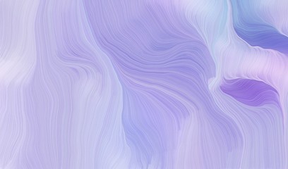 Poster - modern curvy waves background design with light steel blue, medium purple and lavender color