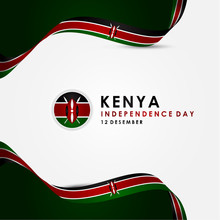 Kenya Independence Day Vector Design Template