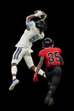 Fototapeta Sport - Great action photos of high school football players making amazing plays during a football game