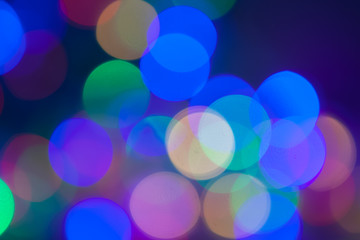 abstract colorful bokeh background