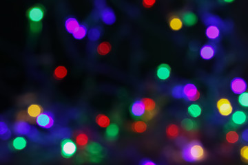 abstract colorful bokeh background