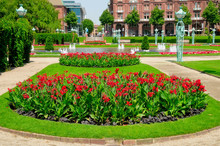 Friedrichsplatz Square In Mannheim - Germany .