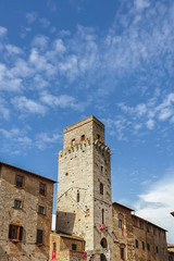 Sticker - Torre del Diavolo in San Gimignano