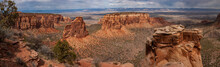 Panorama View Of The Grand View, Colorado National Monument, Colorado, USA.