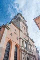 Poster - Tower of Storkyrkan, Cathedral Church of Saint Nicholas in Stockholm, Sweden.