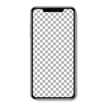 Smartphone Isolated. Smartphone, Mobile Phone. Realistic Vector Illustration.