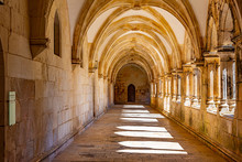 Courtyard Of The Batalha Monastery In Portugal
