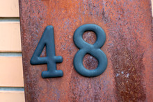 Old Mailbox With Number 48