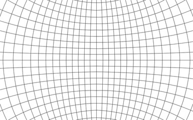 Grid curved background empty in perspective, vector illustratioт