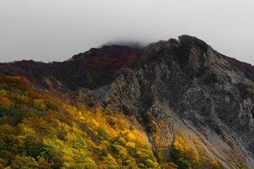 Wall Mural - An autumn view of Lake Juni.