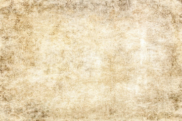 Wall Mural - Brown light old grunge paper texture.Vintage rustic wallpaper with a nice patina.