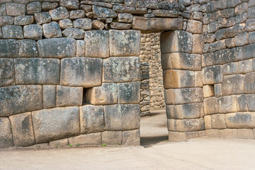 Sticker - Machu Picchu, Peru - Archway in Machu Picchu