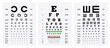 © Macrovector - Eye Test Charts Set