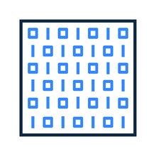 Binary, Number, Code, Coding Icon