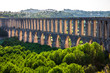 panoramic view of an aqueduct in Tomar, Portugal