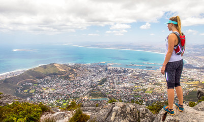 overlooking cape town & table bay