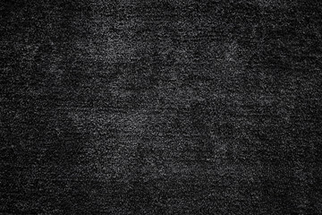 Closeup of Black Carpet Texture. Dark Smooth Fluffy Background