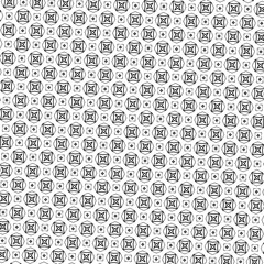 Poster - BLACK AND WHITE ABSTRACT PATTERN