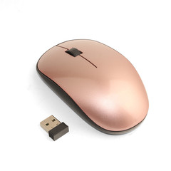 Wireless office mouse on white background