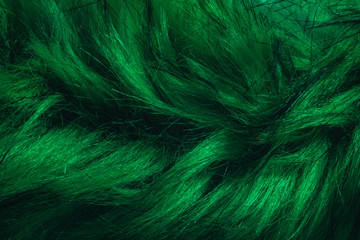 Aufkleber - Close up Aqua Menthe Beautiful Fur background texture.