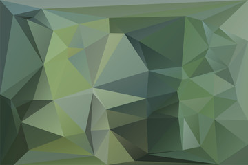 Wall Mural - Abstract geometric background with triangles. Vector polygonal texture background. Green abstract business background. Vector illustration.