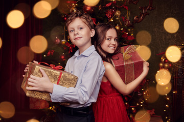 children with gifts