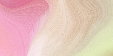 Aufkleber - smooth swirl waves background design with baby pink, pastel magenta and pale violet red color